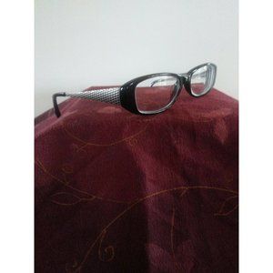 JONES NEW YORK J215 Eyeglasses Frame Petite 47-16-135 Black/Metal